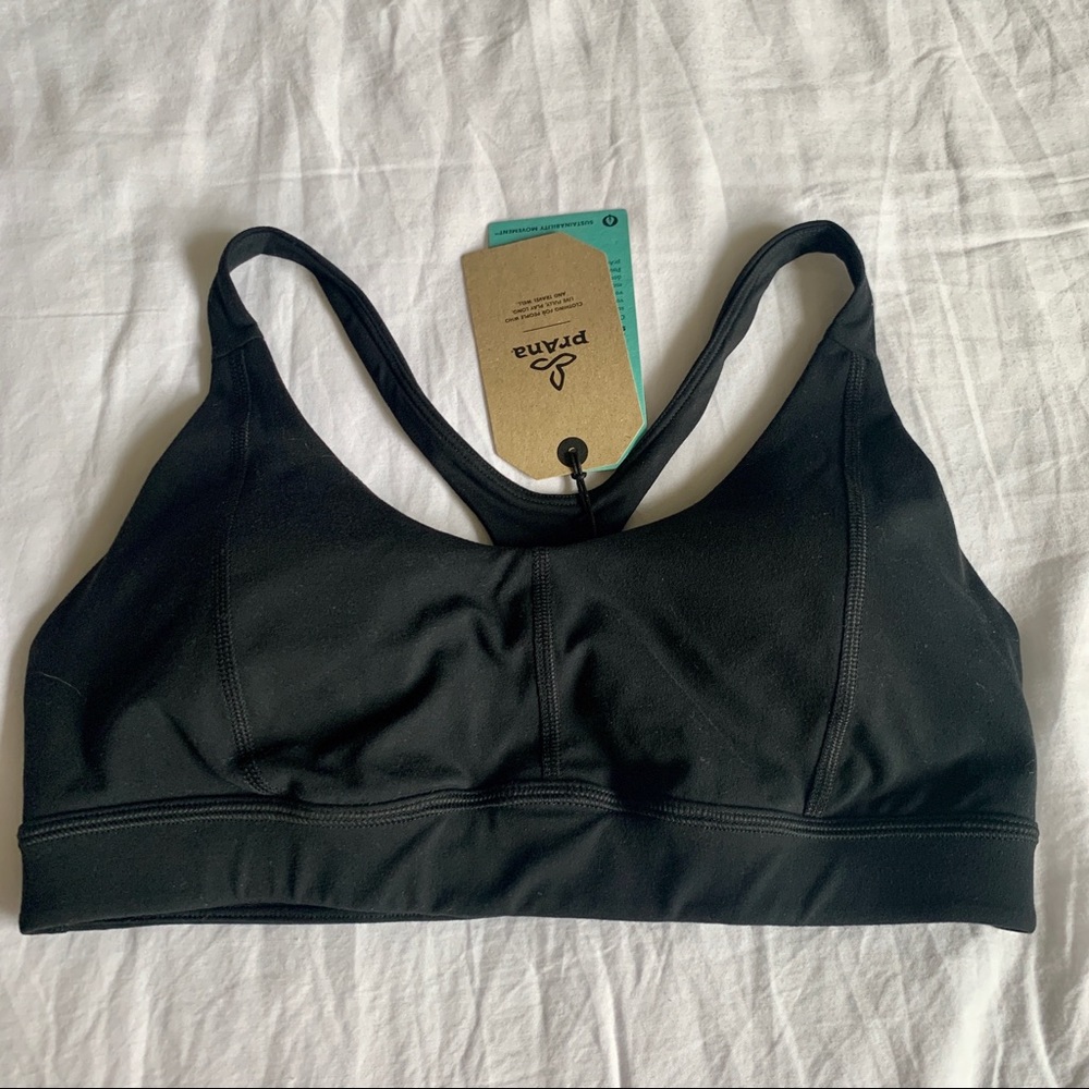 NWT Black Prana Momento Bra